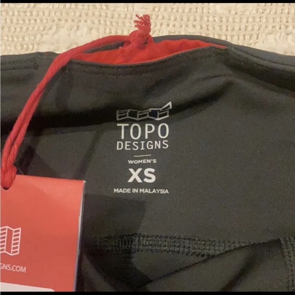 NEW Topo Designs Sports Leggings Women’s Size XS - Picture 4 of 5